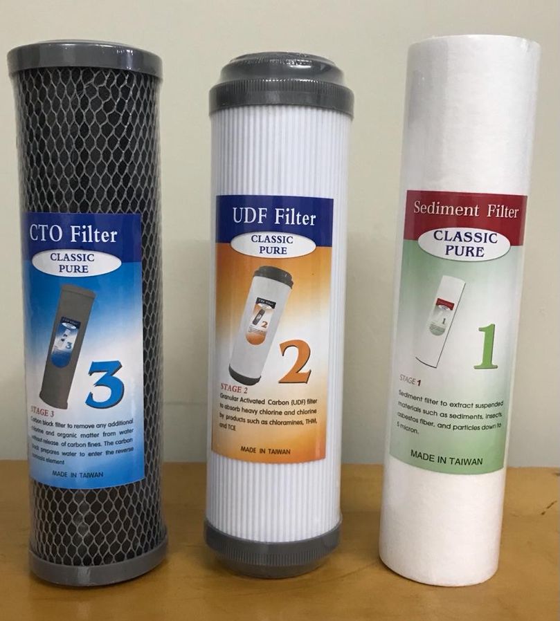 فلاتر صدئ المواسير والترسبات والشوائب